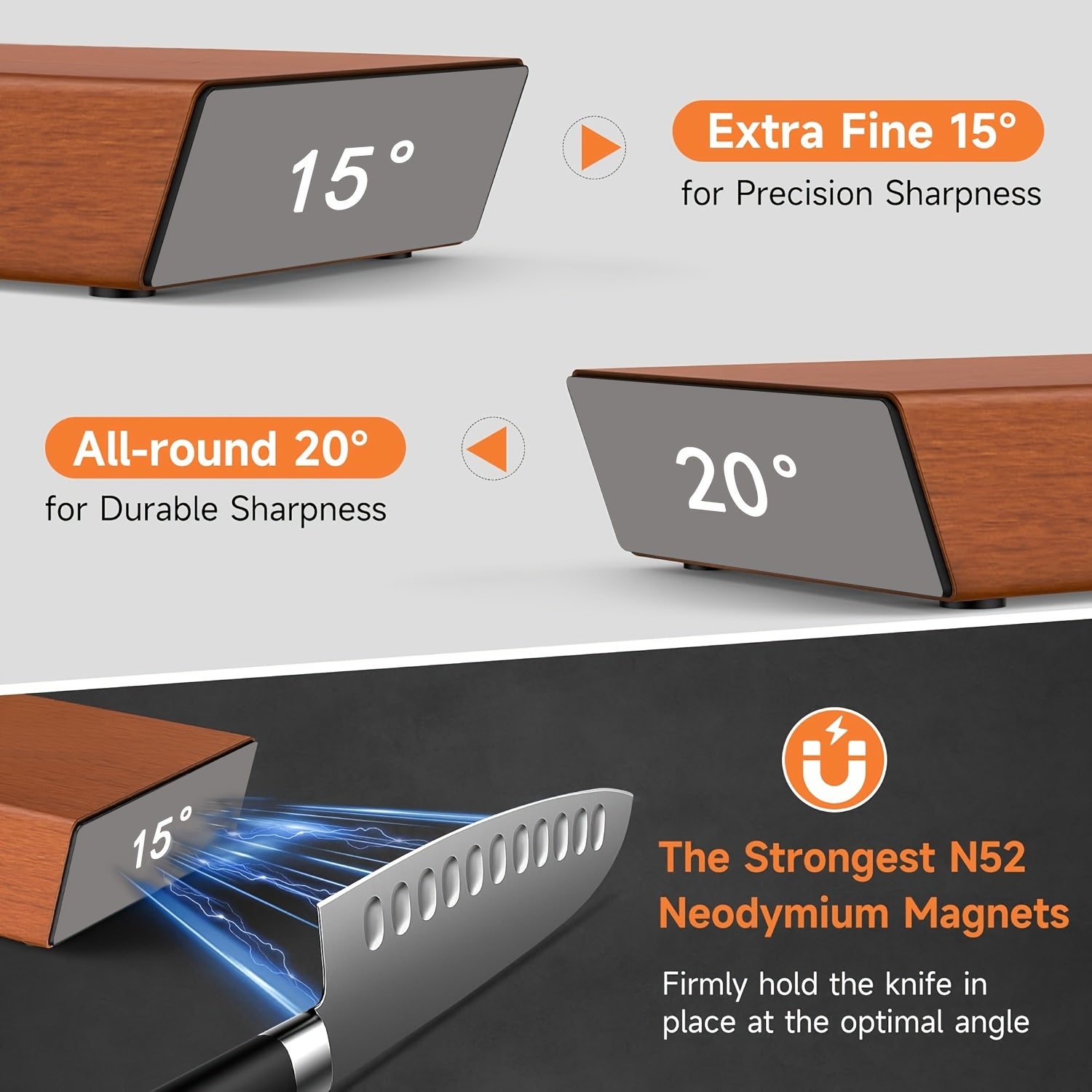 Diamond Rolling Knife Sharpener – Dual-Grind Kitchen Tool - Image 2