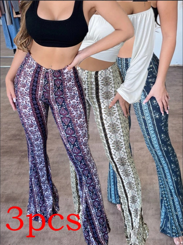 Women’s High Elastic Print Pants – Slim Fit Sexy Trousers - Image 23
