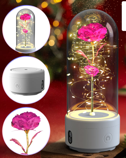 2-in-1 LED Eternal Rose – Bluetooth Speaker Glass Dome Gift - Image 16