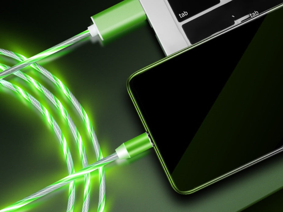 Magnetic LED Charging Cable – Flowing Light for iPhone, Android & Type-C - Image 12