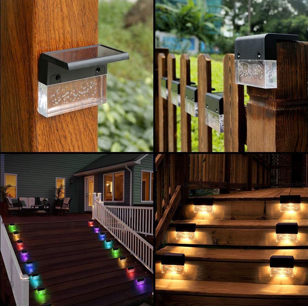 Solar LED Step Light – Waterproof RGB Outdoor Fence Light - Image 5