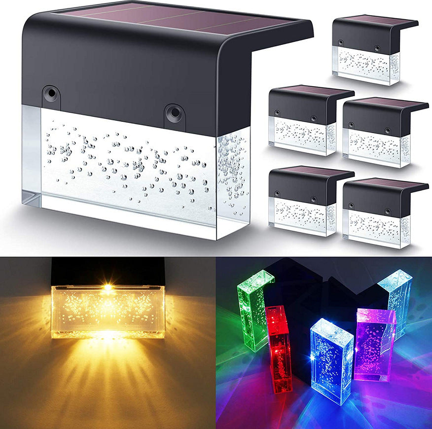 Solar LED Step Light – Waterproof RGB Outdoor Fence Light - Image 3