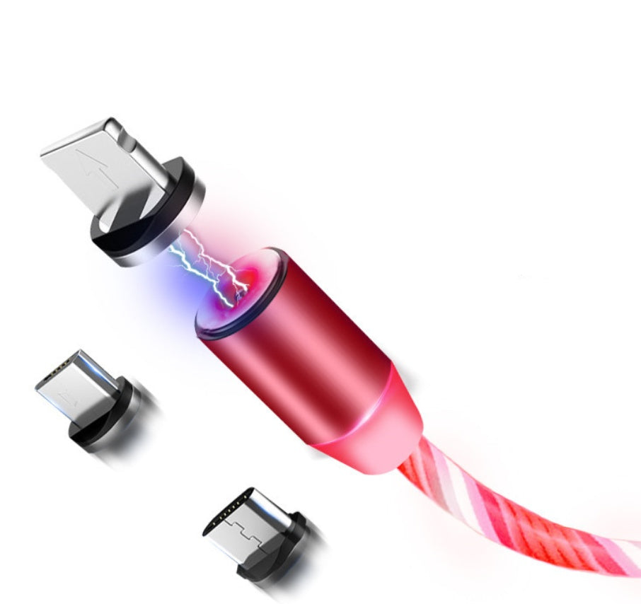 Magnetic LED Charging Cable – Flowing Light for iPhone, Android & Type-C - Image 13