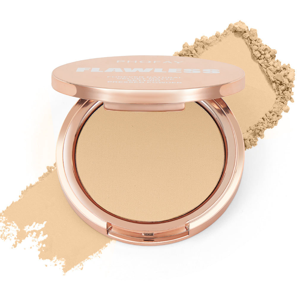 PHOFAY Matte Pressed Powder – Oil Control Flawless Finish - Image 9