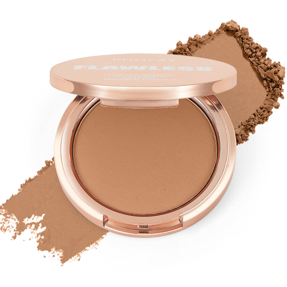 PHOFAY Matte Pressed Powder – Oil Control Flawless Finish - Image 11