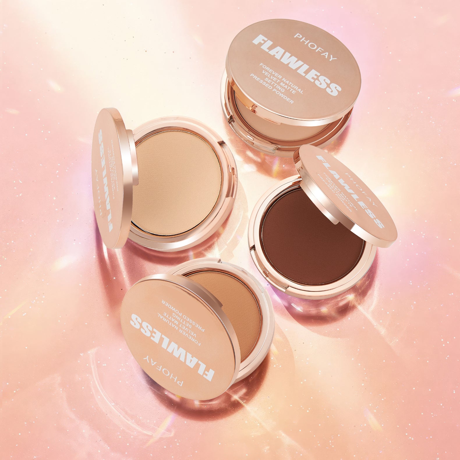 PHOFAY Matte Pressed Powder – Oil Control Flawless Finish - Image 7