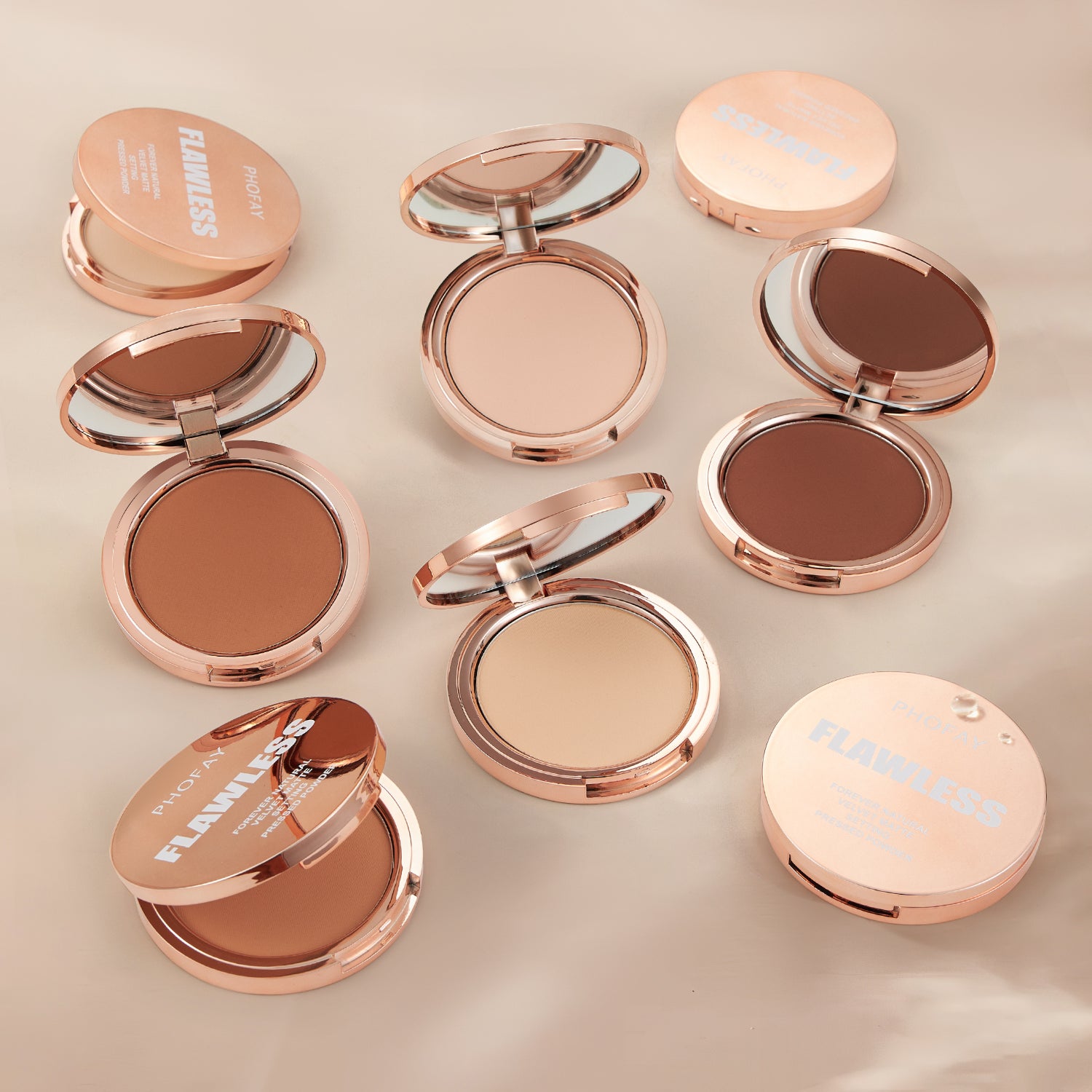 PHOFAY Matte Pressed Powder – Oil Control Flawless Finish - Image 2