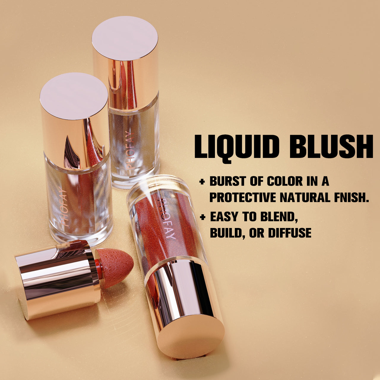 PHOFAY Mousse Liquid Blush – Matte Natural Cheek Color - Image 8