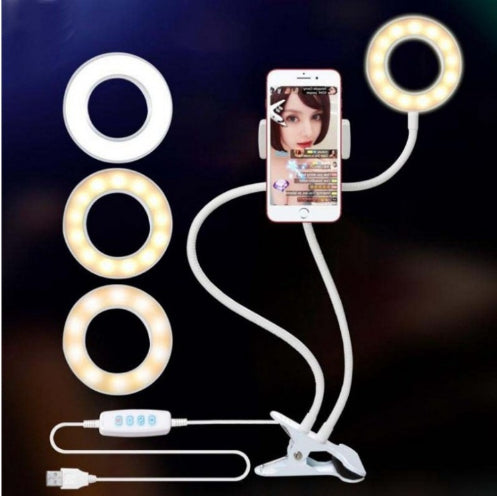 LED Selfie Ring Light – Adjustable Makeup Light (8cm Stand) - Image 7