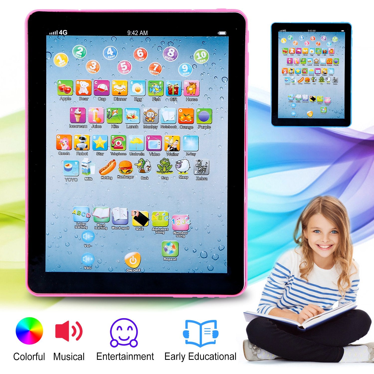 Baby Learning Tablet – Educational ABC & Numbers Toddler Toy - Image 4