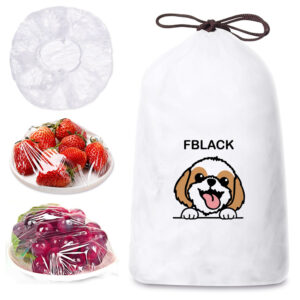Elastic Food Cover Bowl Set – Reusable Plastic Wrap Covers