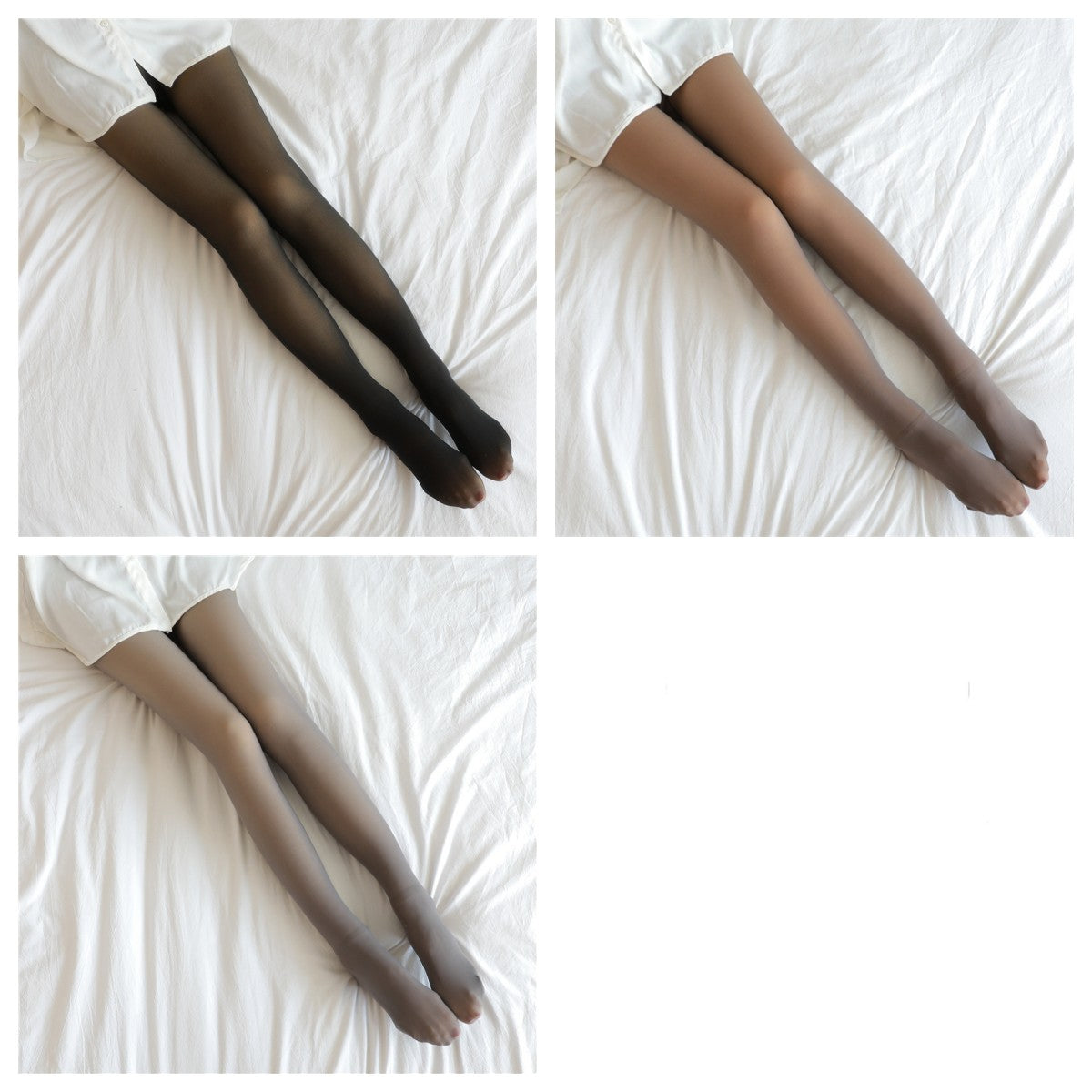 Women’s Fleece-Lined Thermal Tights – Fake Translucent Plus Size Leggings - Image 27
