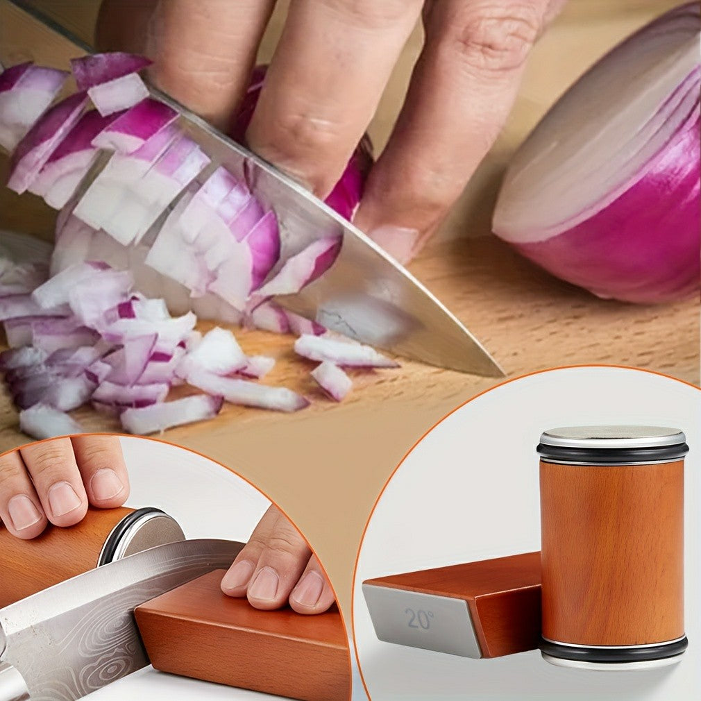 Diamond Rolling Knife Sharpener – Dual-Grind Kitchen Tool - Image 9