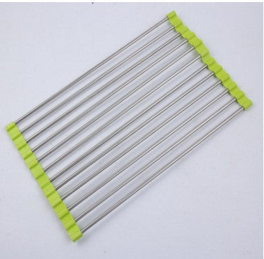 Foldable Stainless Steel Sink Rack – Kitchen Drying Organizer - Image 6