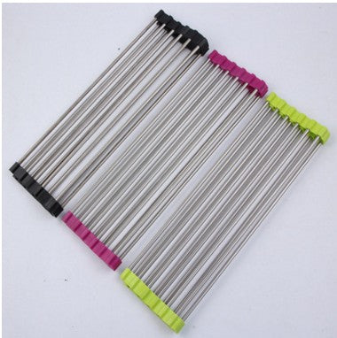 Foldable Stainless Steel Sink Rack – Kitchen Drying Organizer - Image 5