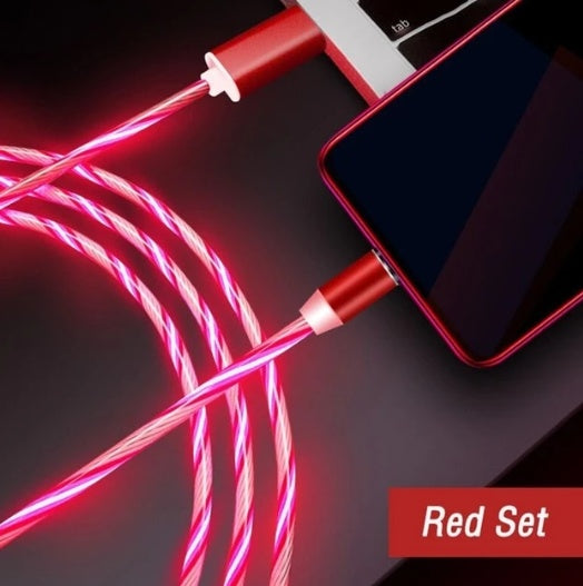 Magnetic LED Charging Cable – Flowing Light for iPhone, Android & Type-C - Image 8
