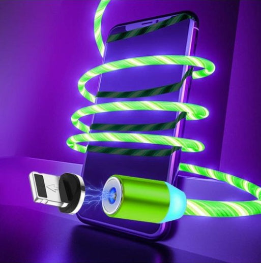 Magnetic LED Charging Cable – Flowing Light for iPhone, Android & Type-C - Image 7
