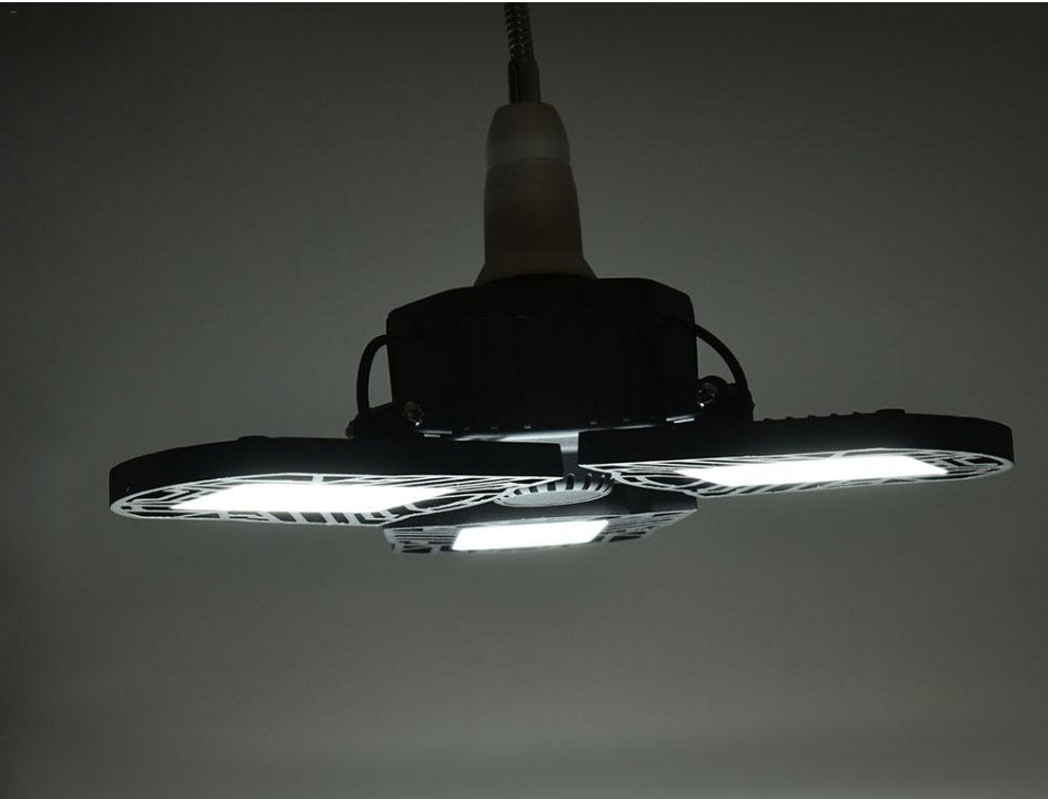 Deformable LED Ceiling Light – 6000LM Garage & Warehouse Light - Image 7