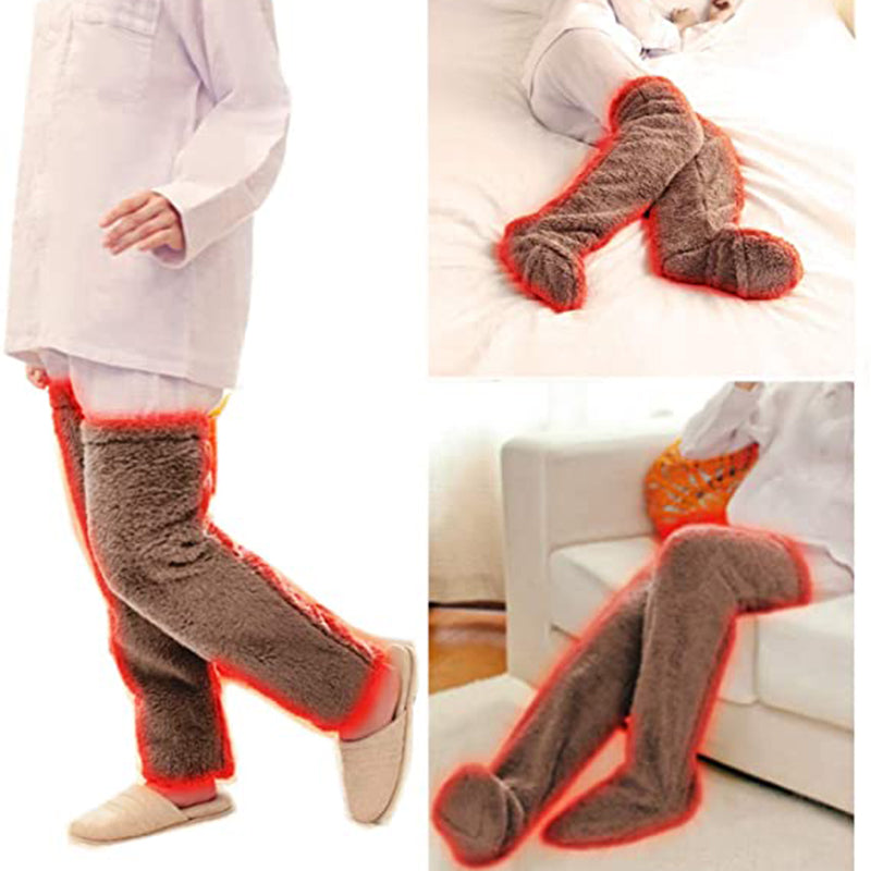 Women’s Over-Knee Fuzzy Socks – Winter Warm Long Stockings - Image 7