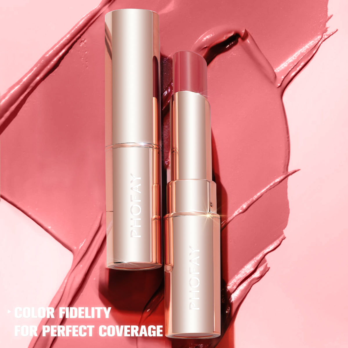 PHOFAY Moisturizing Lipstick – Hydrating Smooth Color - Image 3