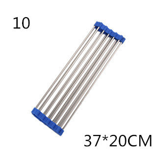 Foldable Stainless Steel Sink Rack – Kitchen Drying Organizer - Image 16