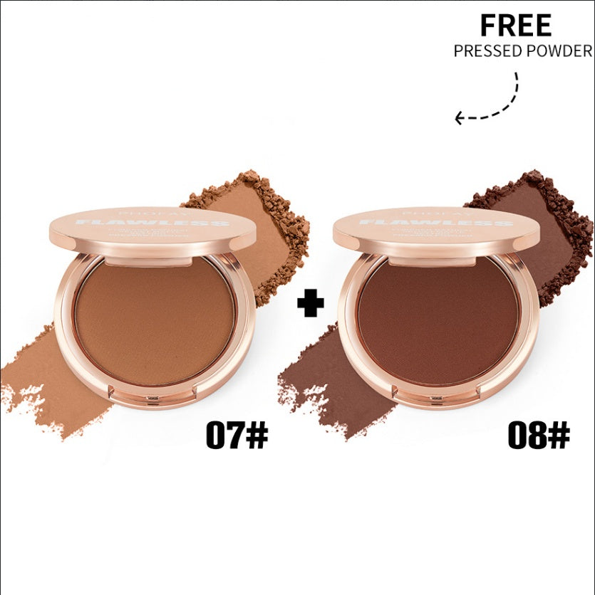 PHOFAY Matte Pressed Powder – Oil Control Flawless Finish - Image 21