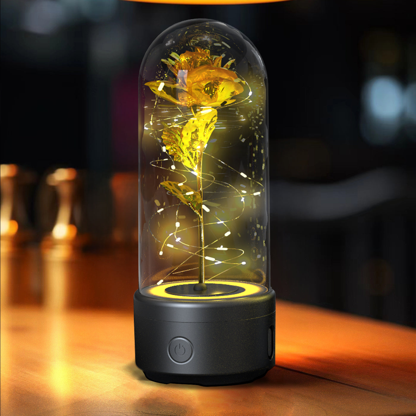 2-in-1 LED Eternal Rose – Bluetooth Speaker Glass Dome Gift - Image 12