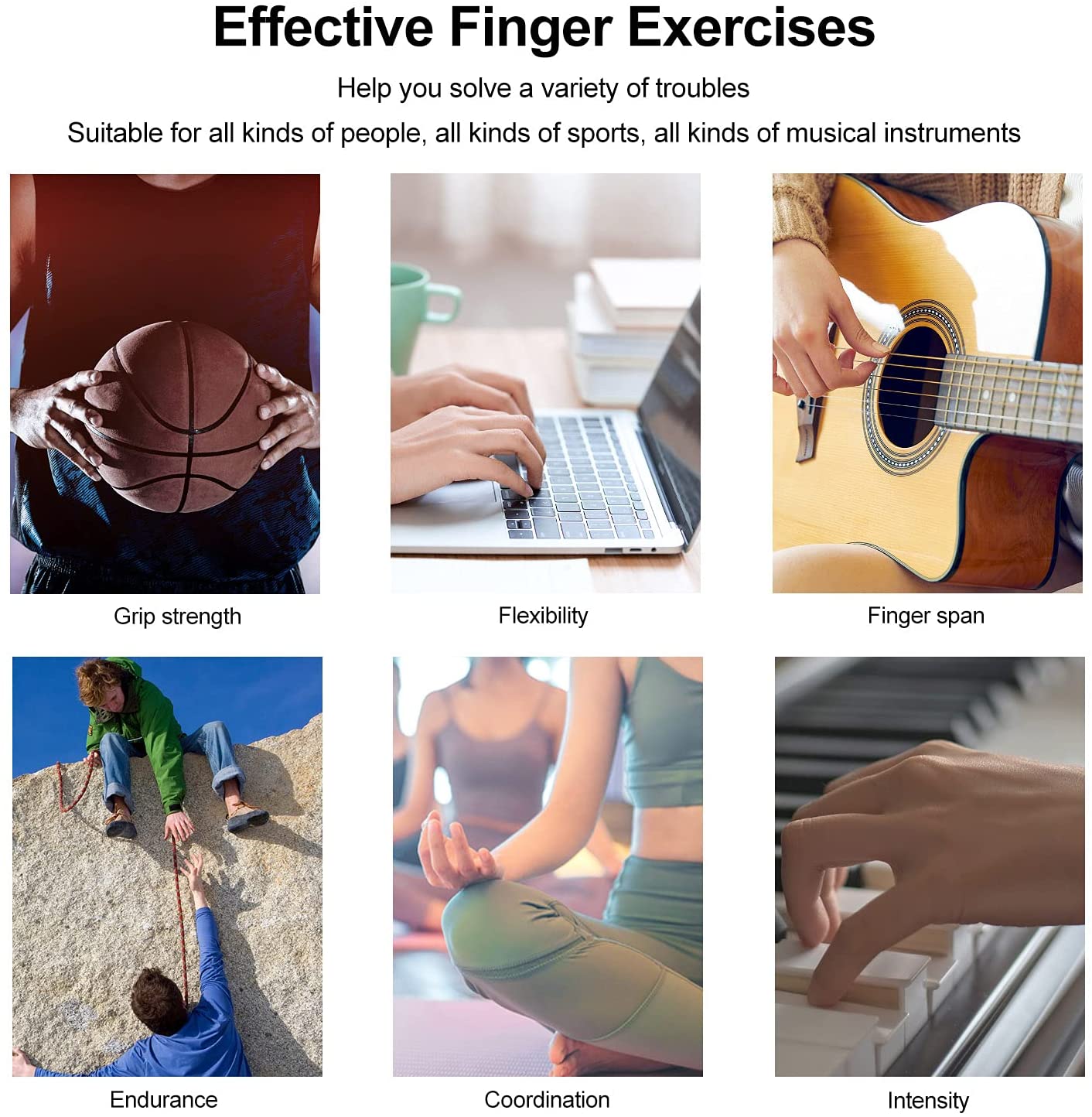 Silicone Finger Trainer – Grip Strength & Hand Exercise Tool - Image 3