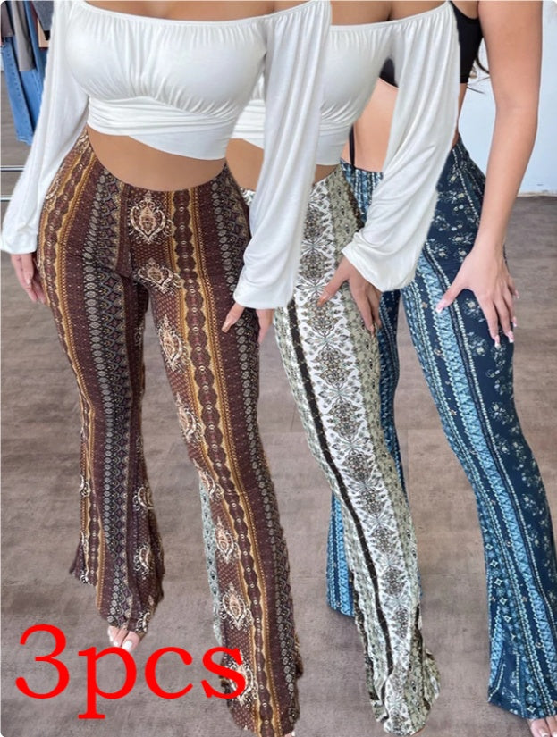 Women’s High Elastic Print Pants – Slim Fit Sexy Trousers - Image 20