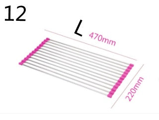 Foldable Stainless Steel Sink Rack – Kitchen Drying Organizer - Image 21