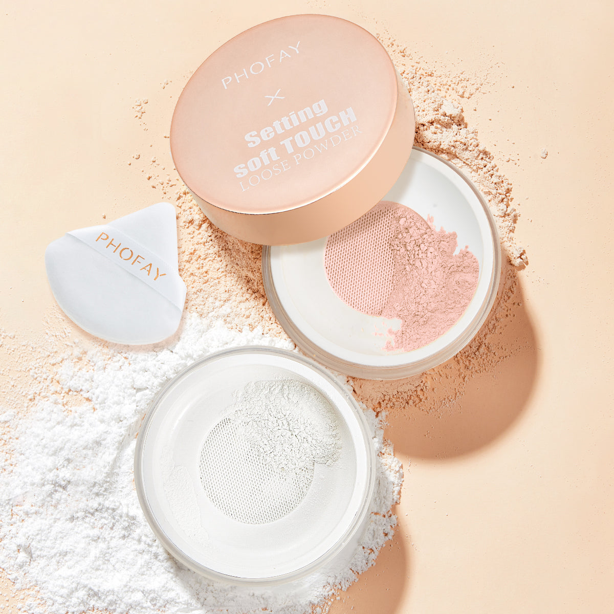 PHOFAY Soft Touch Setting Powder – Matte Finish Loose Powder - Image 3