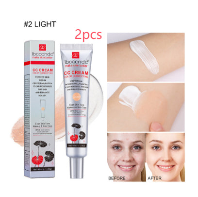 Moisturizing Correcting CC Cream Waterproof Anti-sweat Makeup Before Concealer Lasting Women Makeup Protect Skin Erborian Make - Image 13