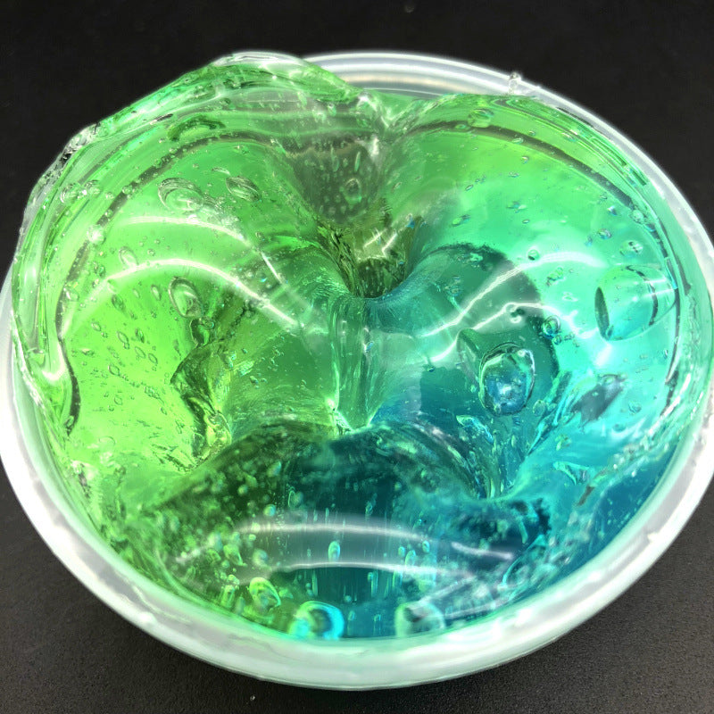 Color Matching Gradient Crystal Slime – Multicolor DIY Mud Toy - Image 7