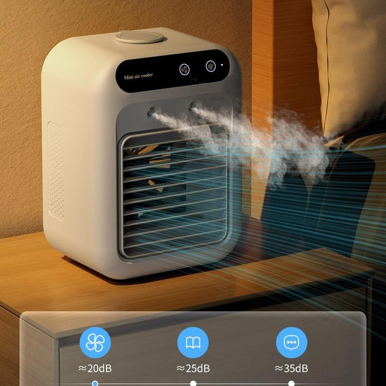 Portable Mini Air Cooler – USB Mist Cooling Fan - Image 5