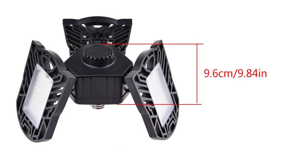 Deformable LED Ceiling Light – 6000LM Garage & Warehouse Light - Image 4