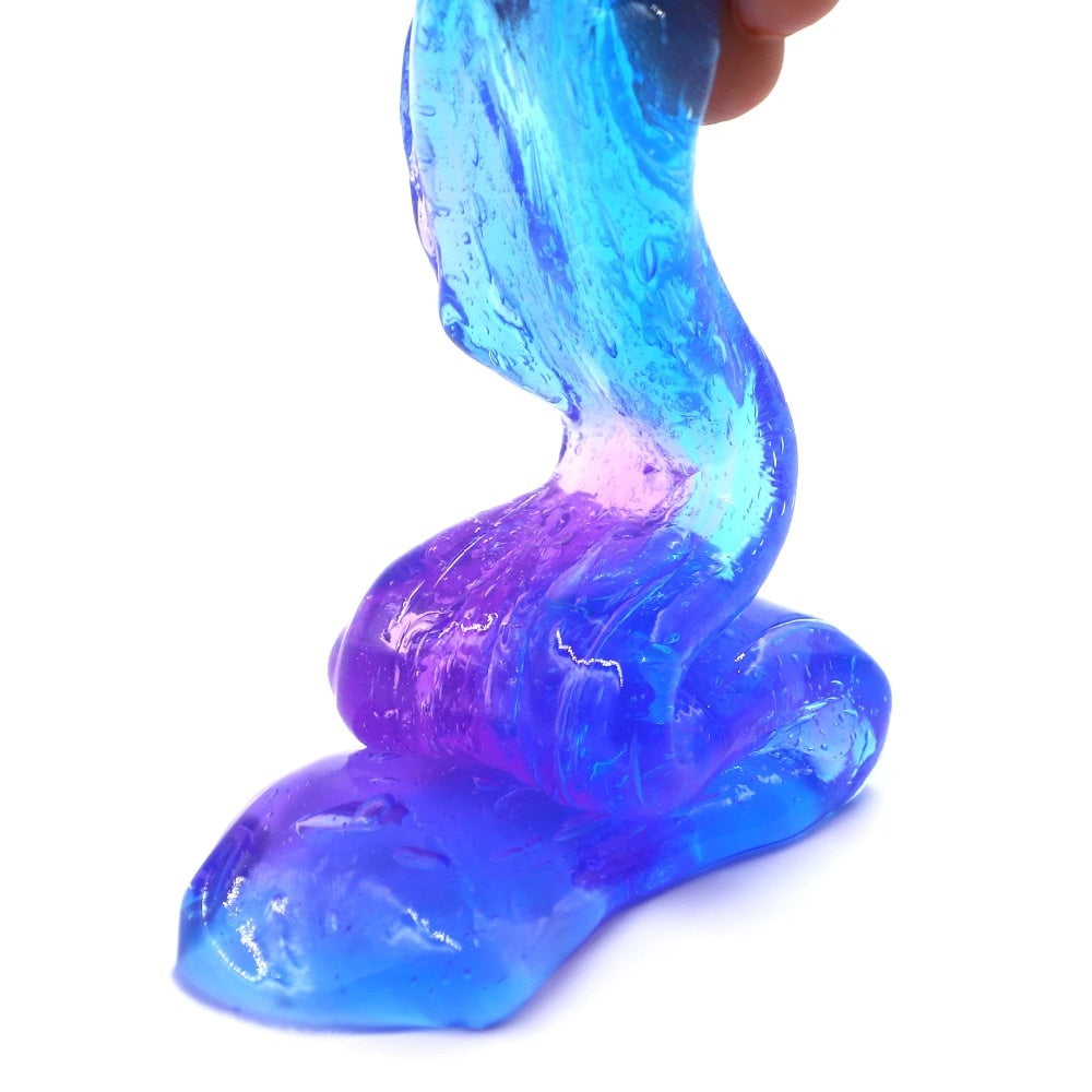 Color Matching Gradient Crystal Slime – Multicolor DIY Mud Toy - Image 2
