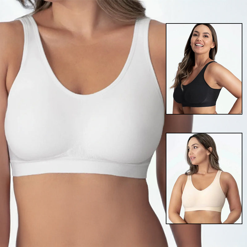 Women’s Shaper Bra – Plus Size Seamless Push-Up (S–3XL)