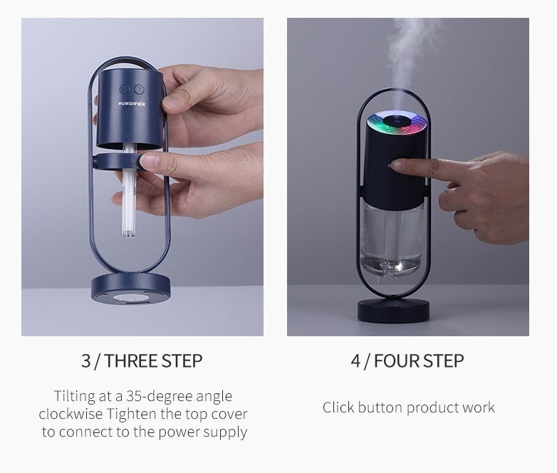 Ultrasonic LED Humidifier – USB Mini Air Diffuser - Image 8