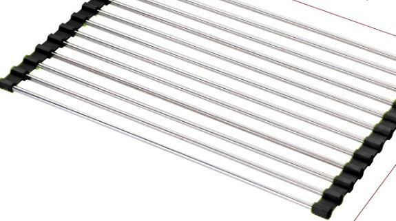 Foldable Stainless Steel Sink Rack – Kitchen Drying Organizer - Image 13