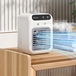 Portable Mini Air Cooler – USB Mist Cooling Fan