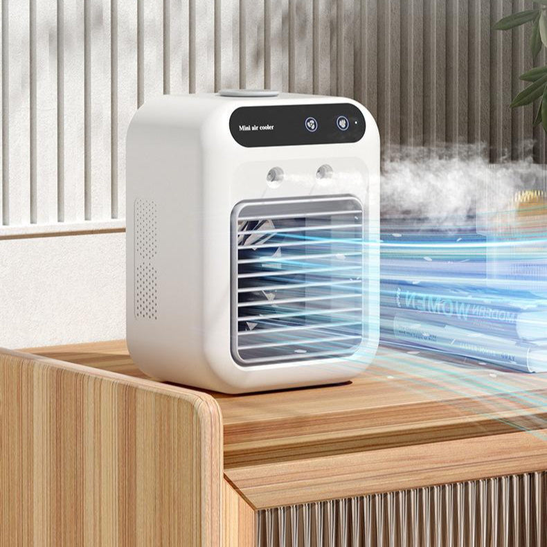 Portable Mini Air Cooler – USB Mist Cooling Fan