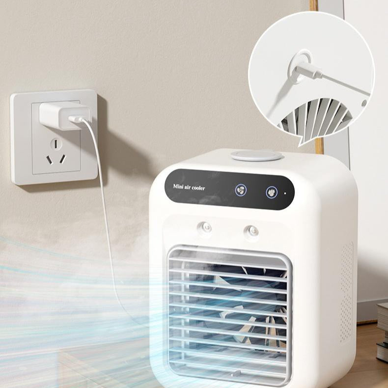 Portable Mini Air Cooler – USB Mist Cooling Fan - Image 3