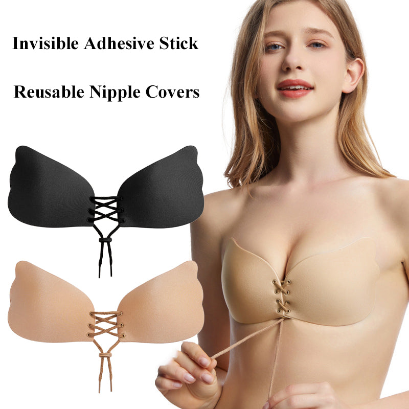Strapless Adhesive Push-Up Bra – Invisible Large Size Support