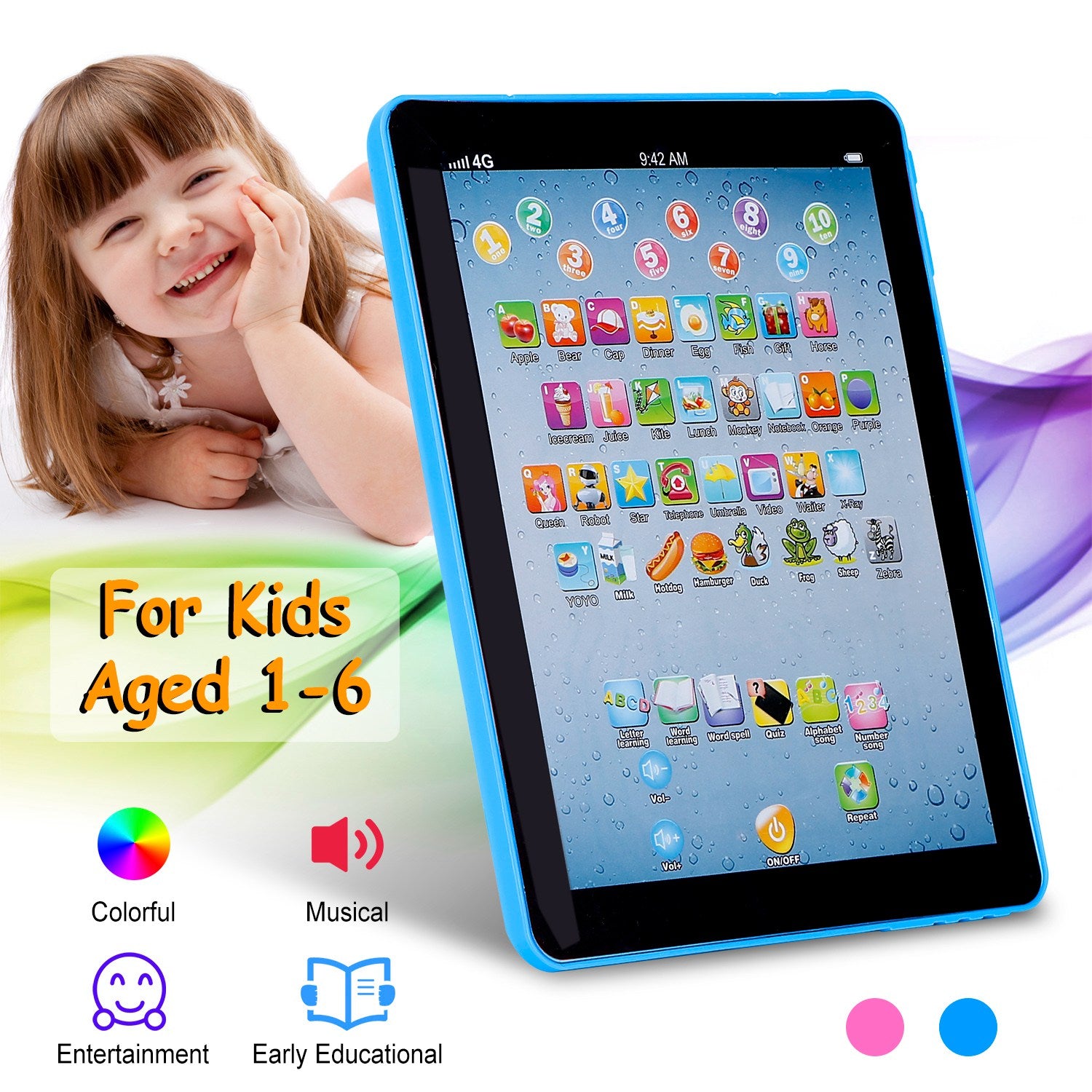Baby Learning Tablet – Educational ABC & Numbers Toddler Toy - Image 11
