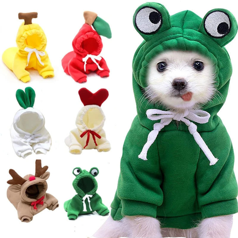 Cute Fruit Dog Hoodie - Image 3