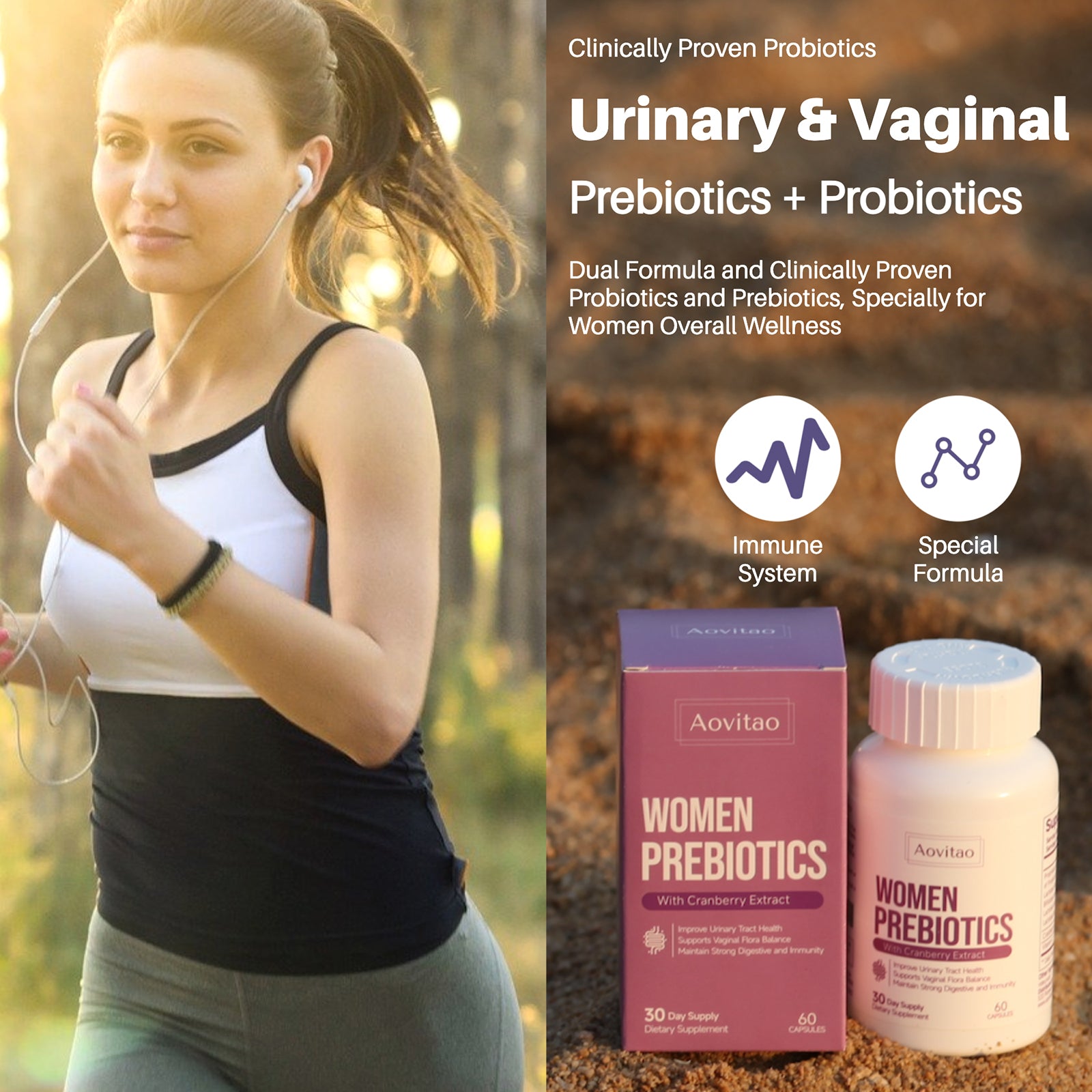 Women’s Probiotic Capsules – 60B CFU Vaginal & Gut Health Support - Image 2