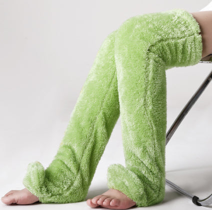 Women’s Over-Knee Fuzzy Socks – Winter Warm Long Stockings - Image 25