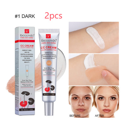Moisturizing Correcting CC Cream Waterproof Anti-sweat Makeup Before Concealer Lasting Women Makeup Protect Skin Erborian Make - Image 11