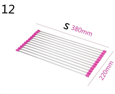 Foldable Stainless Steel Sink Rack – Kitchen Drying Organizer - Image 22