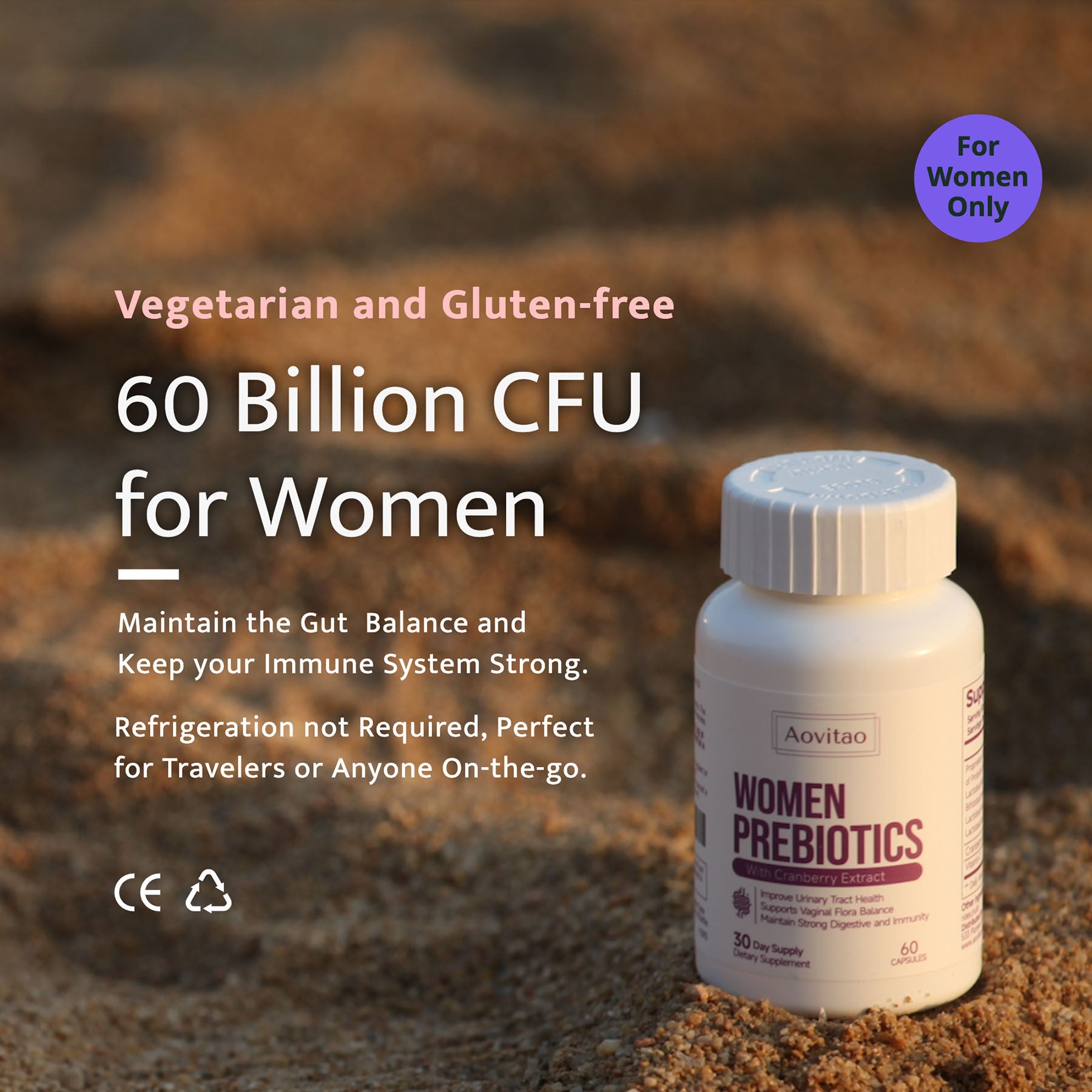 Women’s Probiotic Capsules – 60B CFU Vaginal & Gut Health Support - Image 3